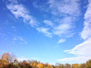 Herbstlicher Himmel